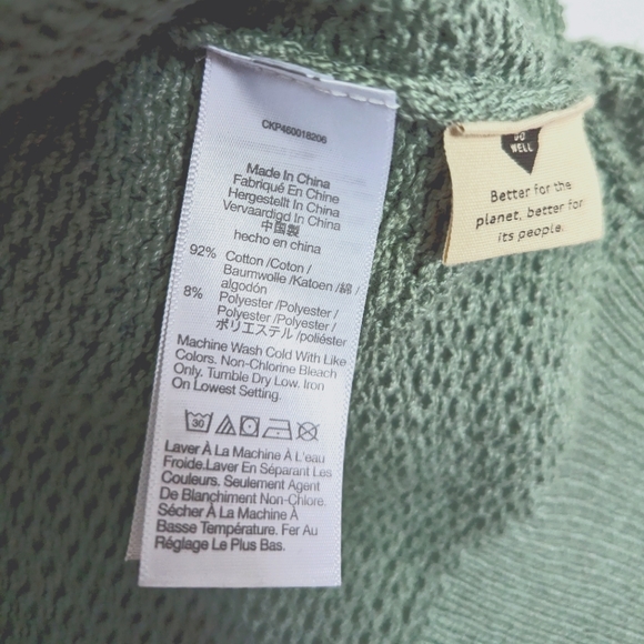 NWOT Madewell Canby Button Mockneck Sweater, XS - Picture 5 of 6